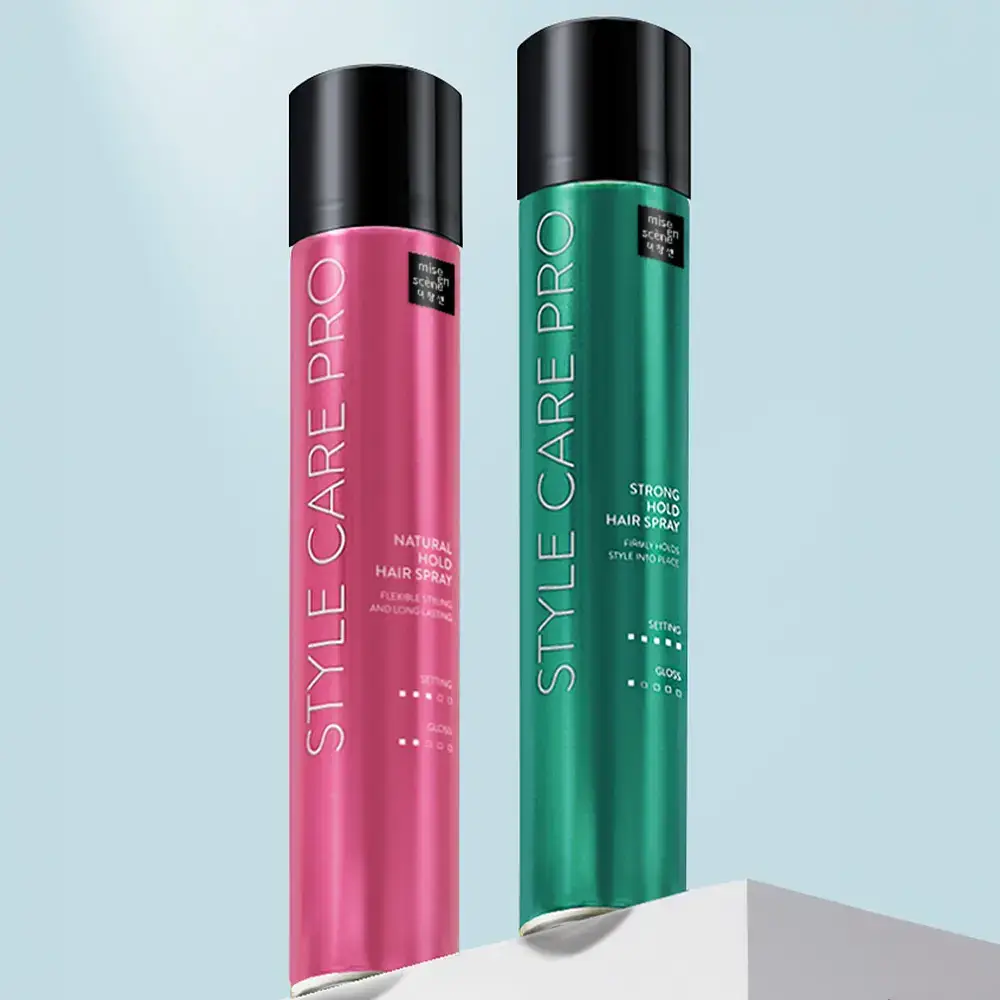 [오래가는 지속력] 미쟝센 스타일케어 프로 헤어 스프레이 300ML(내추럴홀드/스트롱홀드)